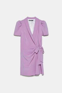 NWT ZARA Lilac Jumpsuit Blazer Romper 2708/811 Size Large